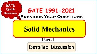 Strength of materials | GATE Civil Engineering 2023 | GATE Solid Mechanics Previous Year Papers |