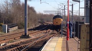 (HD) DRS 37604 departs Wigan North Western on 1Q14 11th March 2014