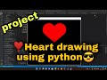 ❤️Python Turtle Graphics -  Drawing Heart Shape❤️ | ❤️Python Turtle - Love Heart Tutorial❤️.