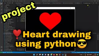 ❤️Python Turtle Graphics - Drawing Heart Shape❤️ | ❤️Python Turtle - Love Heart Tutorial❤️.