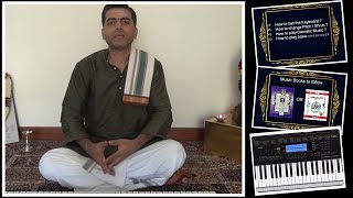 How to play Carnatic Music on Keyboard | Setting the Shruti/Pitch  | Playing Sarala Varasai | Part 1