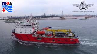 MARIDIVE 235 Multi purpose Offshore Support Vessel by Aerial Photographer SG