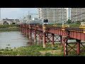 南海高野線大和川橋　泉北9300系 9301f 9302f 通過　準急行和泉中央行