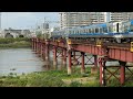 南海高野線大和川橋　泉北9300系 9301f 9302f 通過　準急行和泉中央行