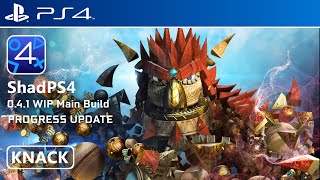 ShadPS4 0.4.1 WIP (Main Build) - KNACK PROGRESS UPDATE | ShadPS4 Game Test