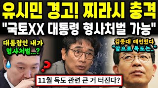 유시민 '윤석열 형사처벌' 언급 충격적! 최근 돌고 있는 흉흉한 찌라시 내용;; 설마 진짜?