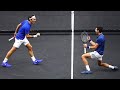 Federer/Djokovic vs Sock/Anderson - Laver Cup 2018 (Highlights)