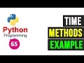 Python Programming Tutorial - Time Methods (Part-2)