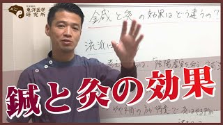 （鍼）と（灸）の効果はどう違う？【東洋医学専門 東京・神奈川の鍼灸院】