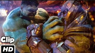 Hulk VS Thanos Hindi  Avengers infinity War  Fight Scene  Movie Clip HD