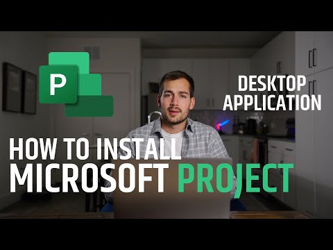 How do I put Ms project on my desktop?