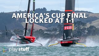 America's Cup: Team NZ and Luna Rossa win one race each on opening day | Stuff.co.nz