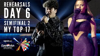 Eurovision 2021 - Rehearsals Day 6 - Semifinal 2 - My Top 17