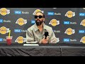 gabe vincent on hot shooting in lakers’ win lebron james’ greatness u0026 luka doncic addition