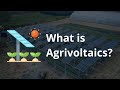 What is Agrivoltaics?