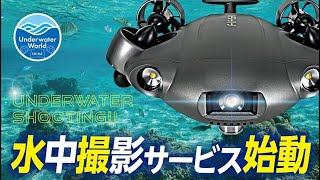 水中撮影サービス始動