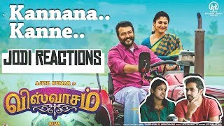 Kannaana Kanney Song - Jodi Reactions | Viswasam | Ajith Kumar, Nayanthara|Sid Sriram (2018)