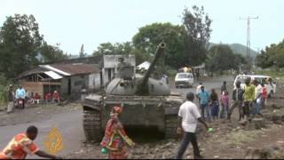 Congo army attempts to retake rebel-held town