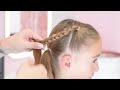 tuto coiffure enfant très facile avec tresse defi 4 kidshairstyle girlhairstyle peinados