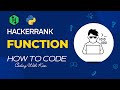 Function with Python | HackerRank Challenge | Problem Solving | CodingWithKien