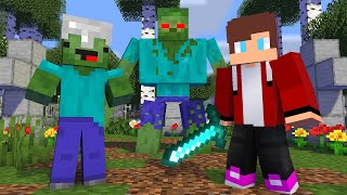 MAIZEN : Cure Zombified Mikey - Minecraft Animation JJ & Mikey
