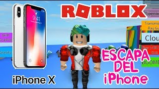 Escape Del Iphone X Roblox Pandacornios - roblox escape the iphone x obby