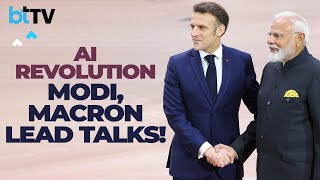 PM Modi \u0026 Macron Co-Chair Global AI Summit: Future Of Jobs \u0026 Ethics In Focus!