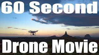 60 Second Drone Movie - Mount Beerwah - Glasshouse Mountains with DJI Mavic Pro - UpDownUnder