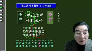 白民의 LIVE 강의 2-5 사주예문 통변