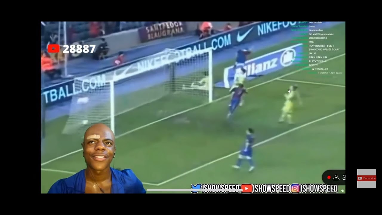 Ishowspeed Reacting To Ankara Messi Goal Youtube