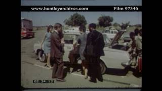 Ndola in Zambia, 1960's.  Archive film 97346