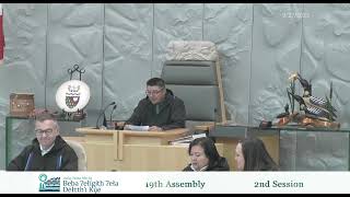 19th Assembly, 2nd Session, Day 162 - Dëne Sųłıné Yatıé / Chipewyan Interpretation