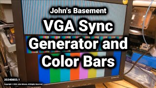 VGA Sync Generator and Color Bars in Verilog