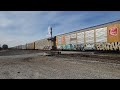 bnsf 6804 wb autorack train mp 130.16 in chillicothe illinois 1 25 25