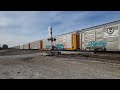 bnsf 6804 wb autorack train mp 130.16 in chillicothe illinois 1 25 25