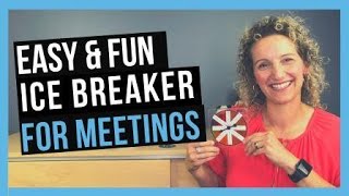 Fun Icebreakers for Meetings [TEAM BONDING ACTIVITIES FOR WORK]