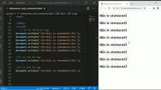 03. JS Tutorial - Statement and comments in JavaScript