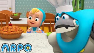 The Baby Is Hungry! What Will the Robot Do?! | ARPO Funny Robot Cartoons for Kids