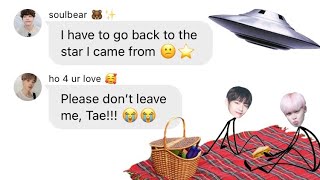 BTS TEXTS ► the one who got abducted
