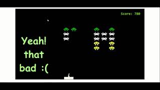 Coming up game tutorial #3: Space invaders 👾👾