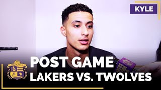 Kyle Kuzma After His 19 Point Lakers Debut: 'Dream Come True'