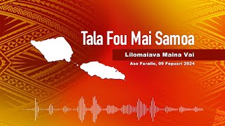 Radio Samoa - News from Samoa (09 FEB 2024)