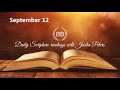 daily bible reading september 12