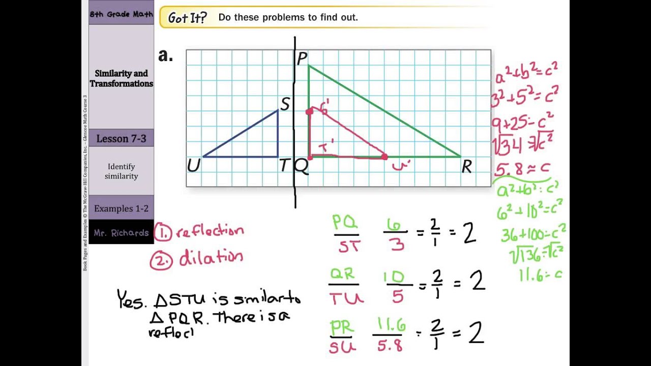 Similarity And Transformations - YouTube