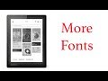 HOW TO ADD FONTS TO KOBO