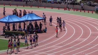 神奈川県中学通信陸上 女子共通1500ｍ 予選1組 2017.07.15