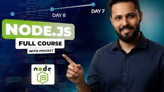 Node.js Full Course in Hindi 2025 | Learn Node.js with Projects | Complete Backend Tutorial