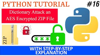 Dictionary Attack AES Encrypted ZIP File | Python Tutorial