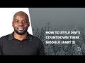 How to Create a Gorgeous Seasonal Transparent Countdown Timer in Divi