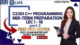 CS301 Midterm Preparation Spring 2026 | Important Programming Questions Part 3 | VU